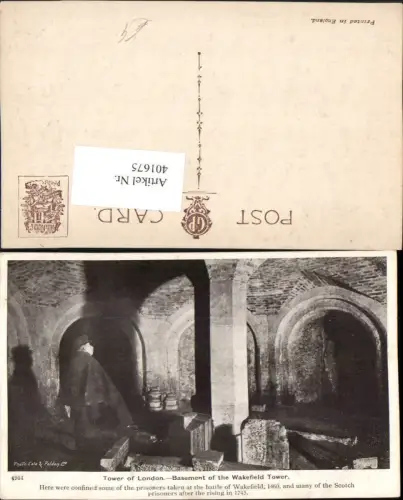 401675,England Tower of London Basement of the Wakefield Tower