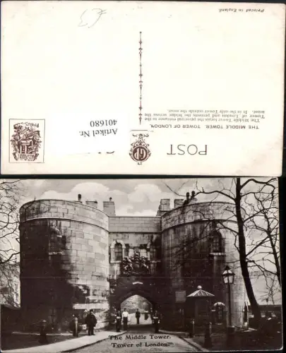 401680,England Tower of London Middle Tower Türme Tor