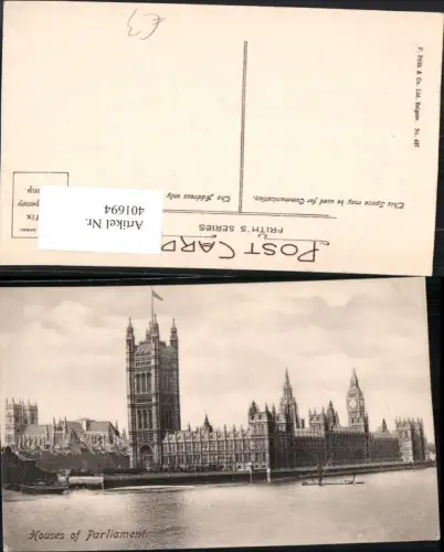 401694,England London Houses of Parliament Gebäude