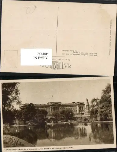 401732,England London Buckingham Palace and Queen Victoria Memorial