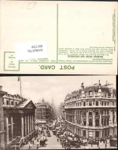 401739,England London Mansion House and Cheapside Straße