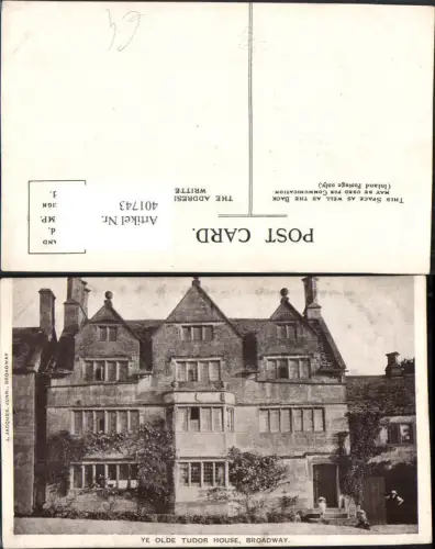 401743,England Broadway Ye Olde Tudor House Gebäude