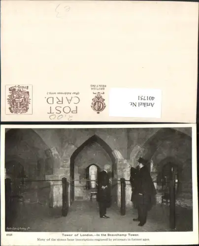 401751,England Tower of London Beauchamp Tower Innenansicht