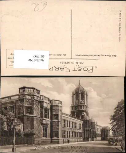 401797,England Oxford Christ Church Kirche Straßenansicht