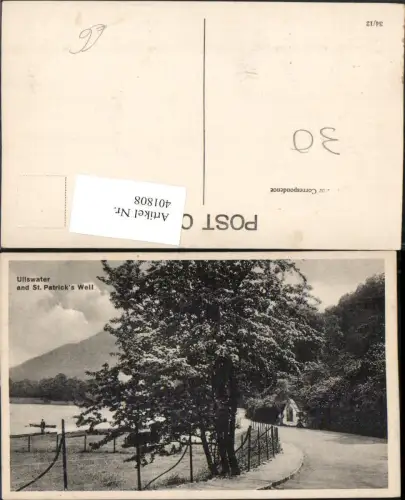 401808,England Ullswater and St. Patricks Well