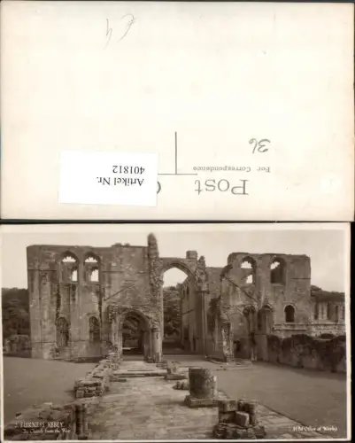401812,England Furness Abbey Church Abtei Kirche Ruine