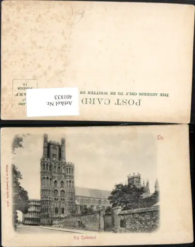 401833,England Ely Cathedral Kirche pub Stengel e Co 19532