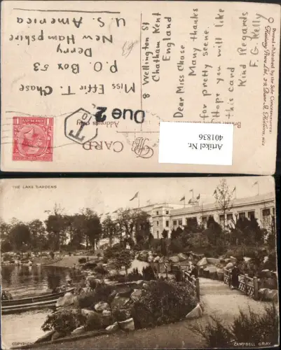 401836,England Campbell Gray Lake Gardens Garten