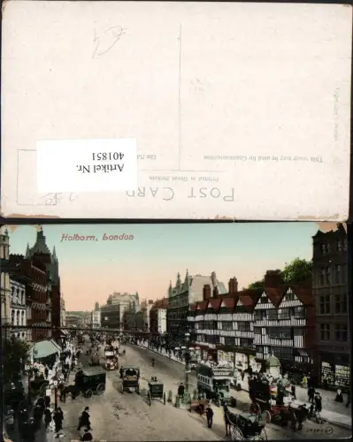 401851,England London Holborn Straßenansicht