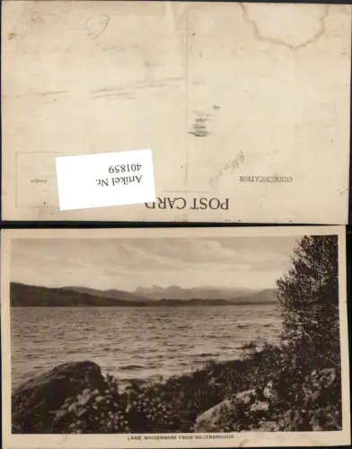 401859,England Lake Windermere from Millerground See