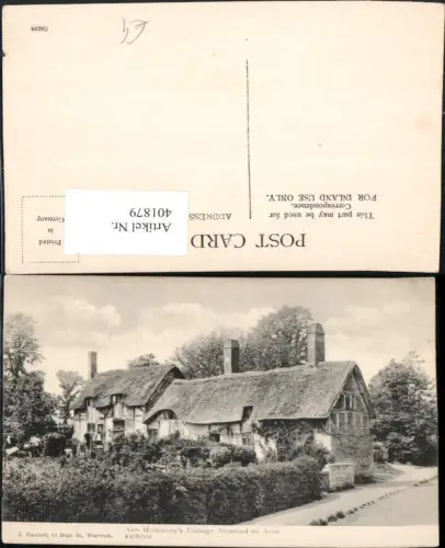 401879,England Stratford-on-Avon Ann Hathaways Cottage Haus