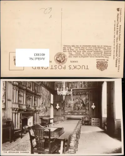 401883,England London Westminster Abbey Jerusalem Chamber Innenansicht pub Raphael Tuck