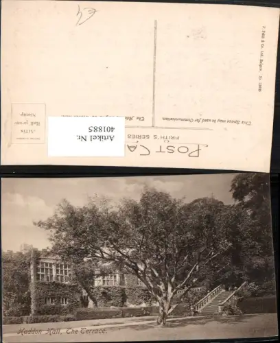 401885,England Bakewell Haddon Hall Terrace