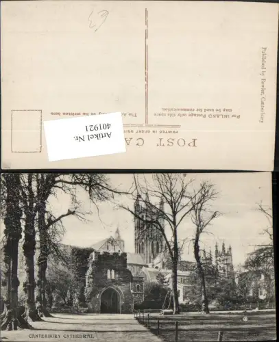 401921,England Canterbury Cathedral Kirche
