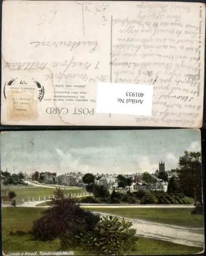 401935,England Tunbridge Wells London Road Teilansicht Straße