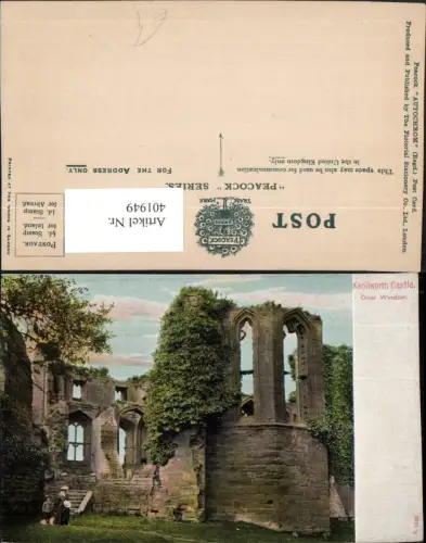 401949,England Kenilworth Castle Oriel Window Burg Ruine