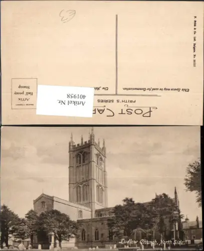 401958,England Ludlow Church Kirche