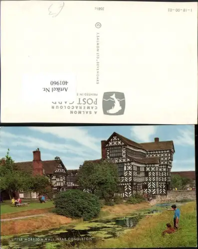 401960,England Little Moreton Hall near Congleton Gebäude