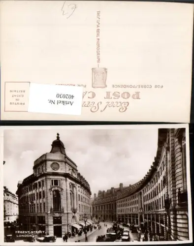402030,England London Regent Street Straßenansicht