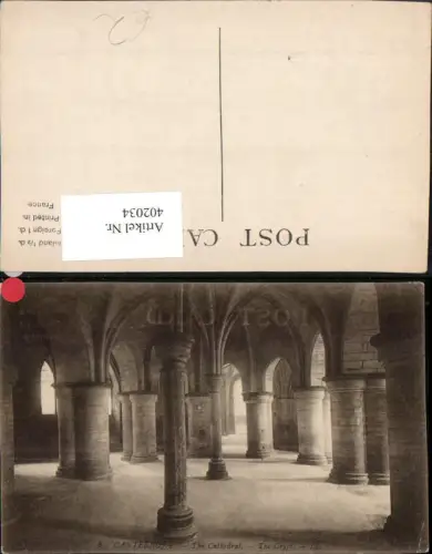 402034,England Canterbury Cathedral Crypt Kirche Krypta