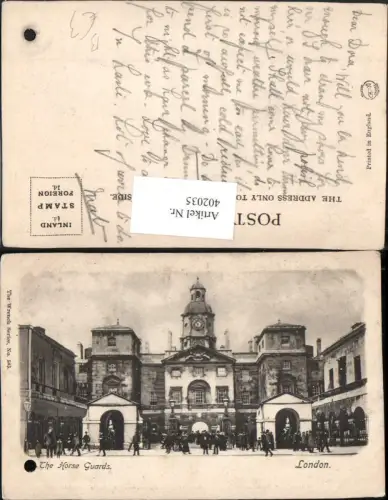 402035,England London Horse Guards Wachen
