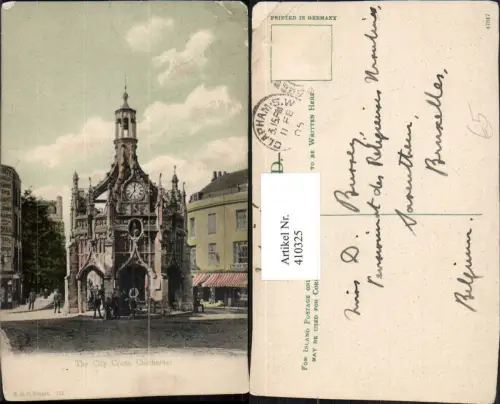 410325,England Chichester City Cross Marktkreuz Kreuz