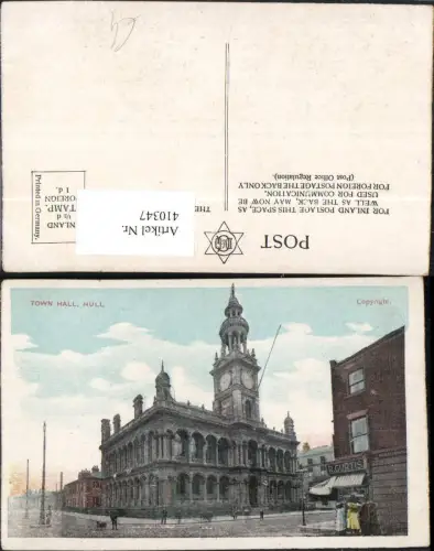 410347,England Hull Town Hall Rathaus Gebäude