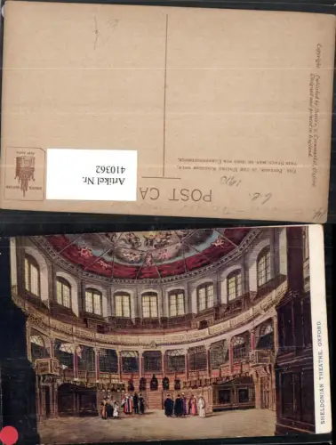 410362,England Oxford Sheldonian Theatre Innenansicht