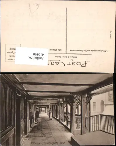 410390,England Chester Watergate Row Laubengang