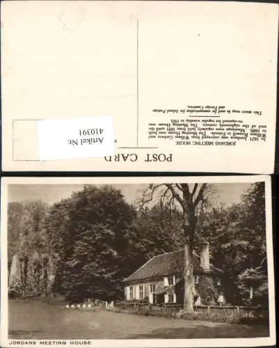 410391,England Buckinghamshire Jordans Meeting House Haus