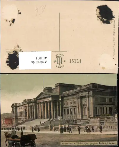 410401,England Liverpool Museum and Technical School Schule
