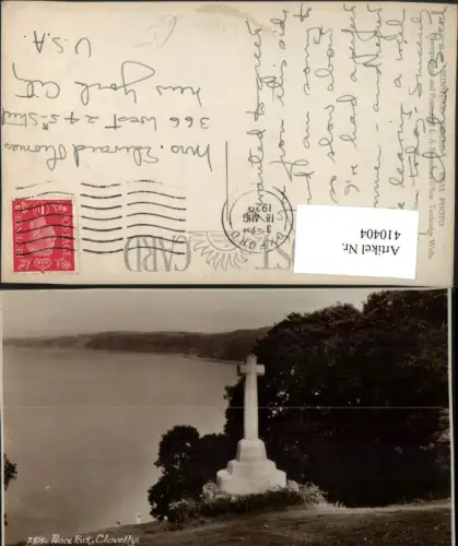 410404,England Clovelly Peace Park Kreuz