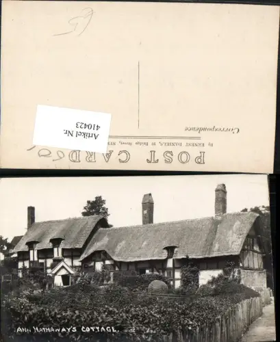 410423,England Stratford-upon-Avon Ann Hathaways Cottage Haus