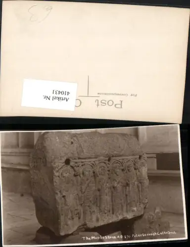 410431,England Peterborough Cathedral Monks Stone Stein