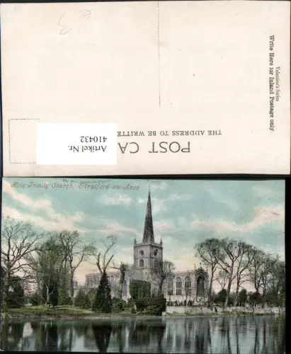 410432,England Stratford-on-Avon Holy Trinity Church Kirche