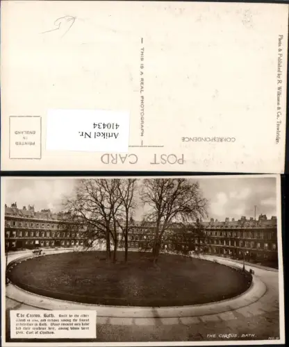 410434,England Bath The Circus Kreis