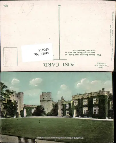 410438,England Warwick Castle Courtyard Burg Hof