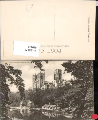 410441,England Durham Cathedral from River Kirche