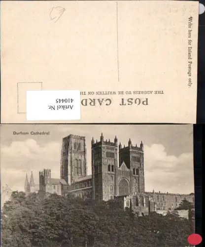 410445,England Durham Cathedral Kirche