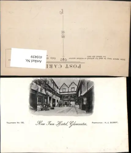410459,England Gloucester New Inn Hotel