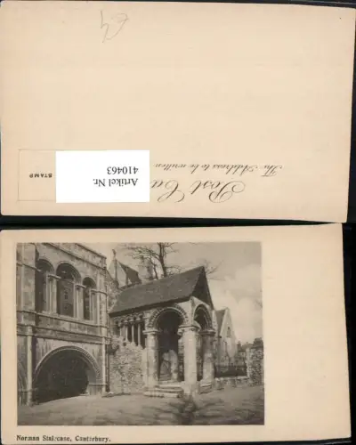 410463,England Canterbury Norman Staircase Stiege