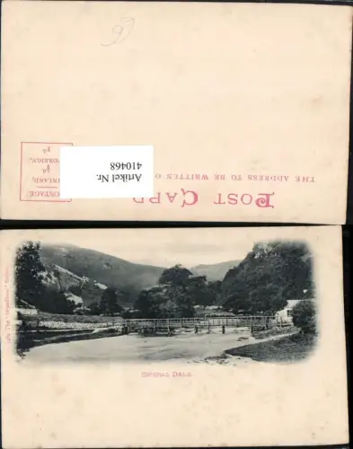 410468,England Monsal Dale Landschaft Fluss Brücke
