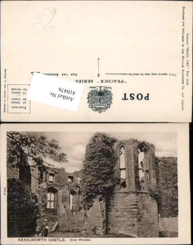 410476,England Kenilworth Castle Oriel Window Ruine