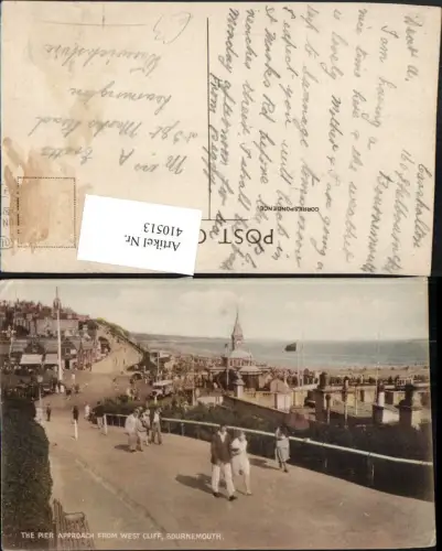 410513,England Bournemouth Pier Approach from West Cliff Promenade