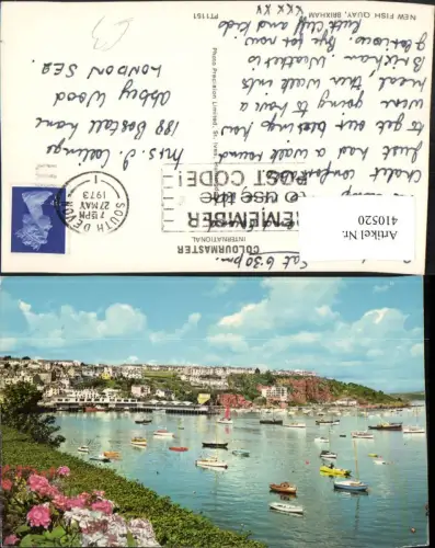 410520,England Brixham New Fish Quay Teilansicht Boote
