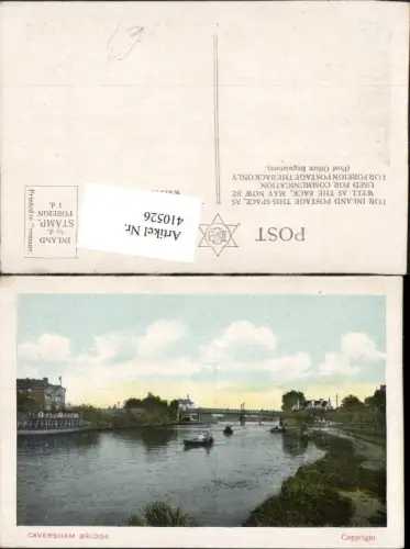 410526,England Caversham Bridge Brücke Fluss