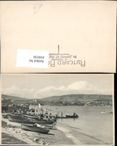 410530,England Swanage Strand Boote