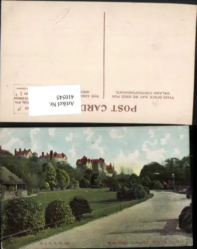 410545,England Boscombe Gardens looking South Park