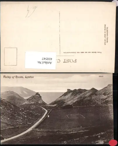 410547,England Lynton Valley of Rocks Landschaft
