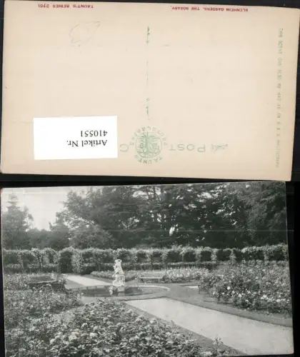 410551,England Blenheim Gardens Rosary Rosengarten